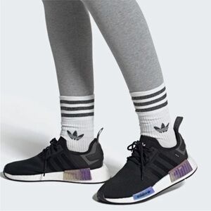 adidas NMD R1 Black Iridescent Magic Mauve